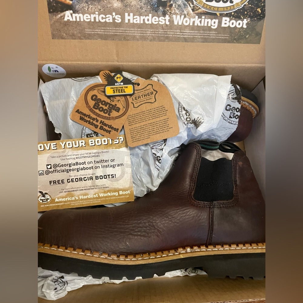 Georgia Giant High Romeo Waterproof Steel Toe Boot